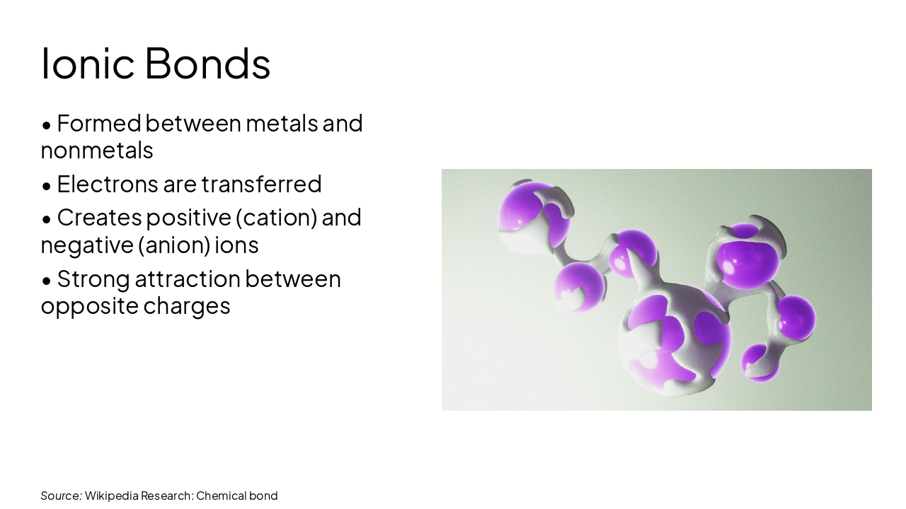 Slide 6 - Ionic Bonds
