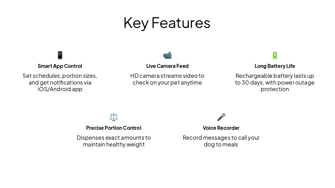 Slide 6 - Key Features