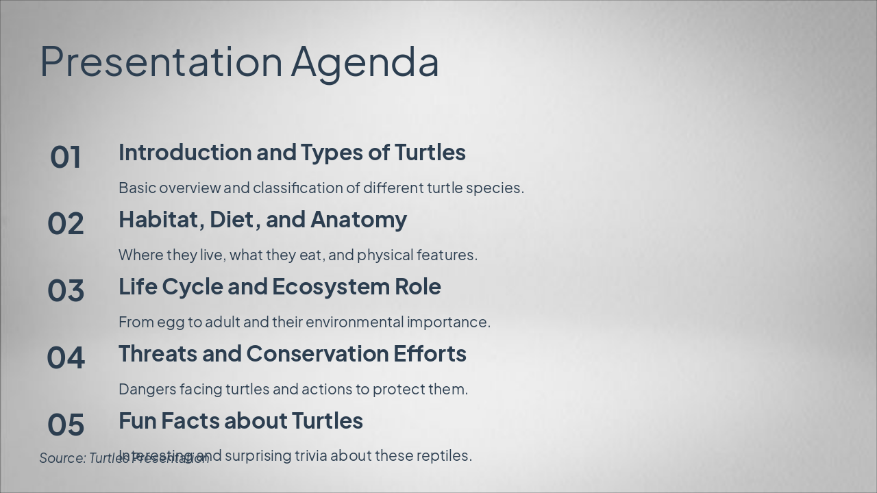 Slide 2 - Presentation Agenda