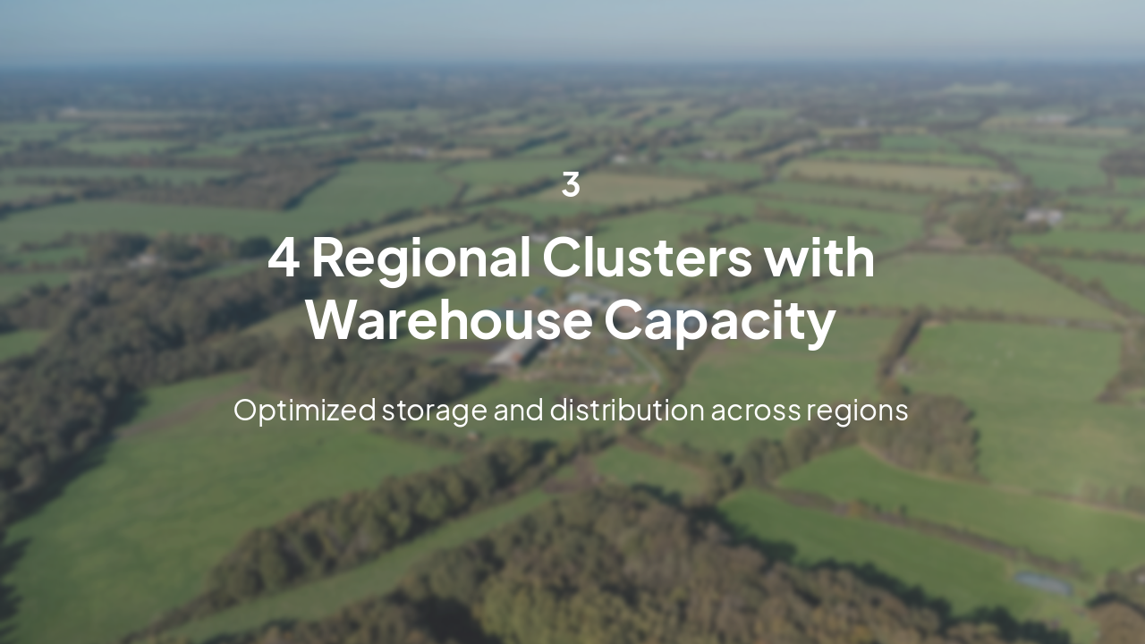 Slide 8 - Regional Warehouse Clusters