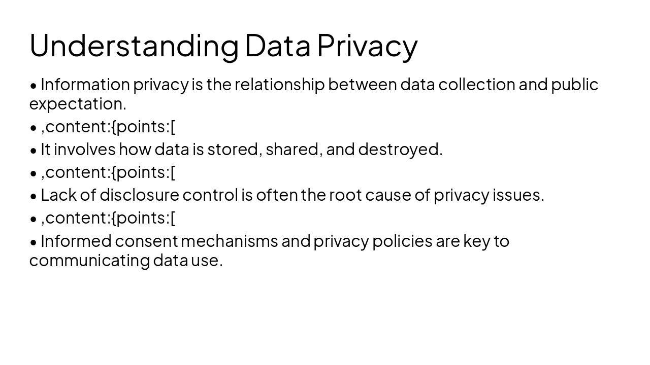 Slide 3 - Understanding Data Privacy