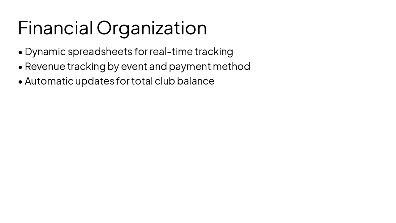 Slide 5 - Financial Organization