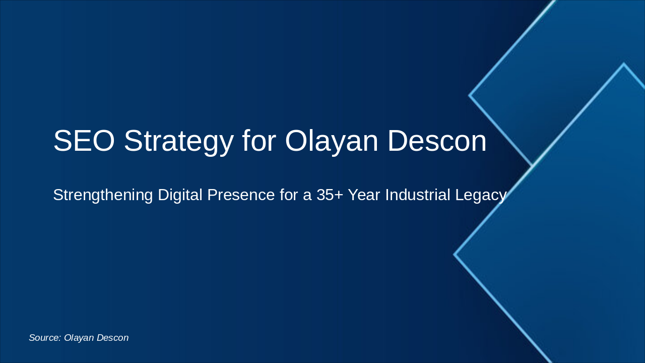 SEO Strategy for Olayan Descon (25 chars)