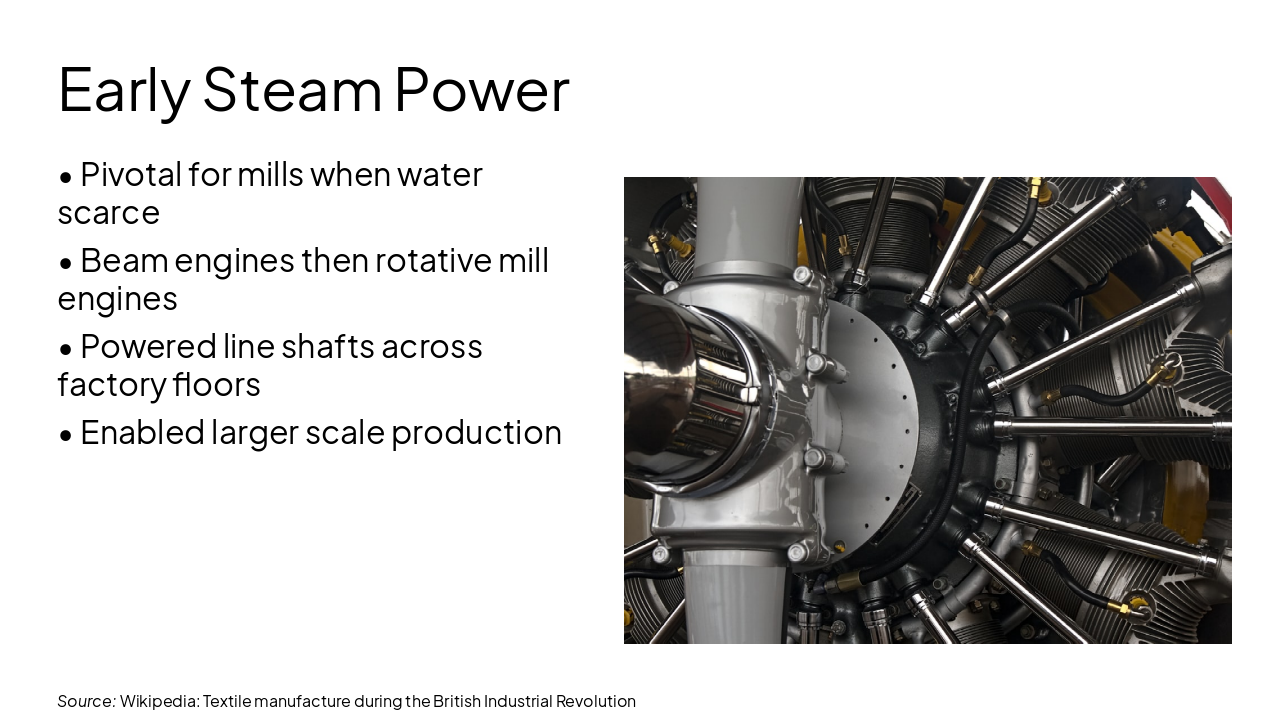 Slide 12 - Early Steam Power