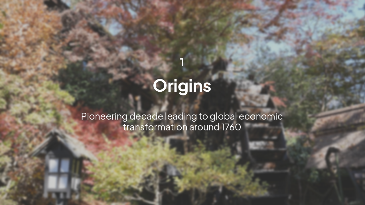 Slide 3 - Origins of the Industrial Revolution