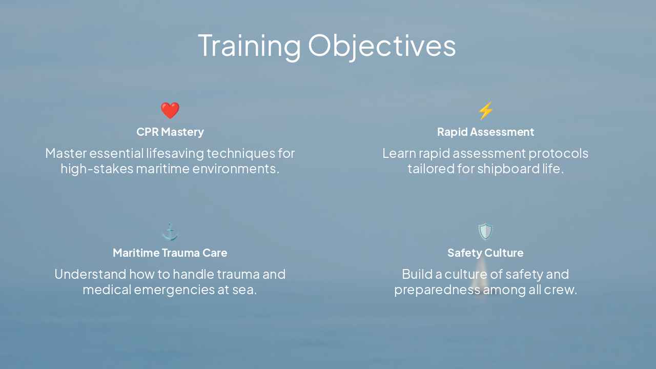 Slide 2 - Training Objectives