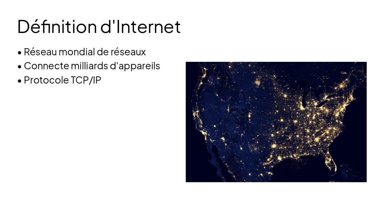 Slide 3 - Définition d'Internet