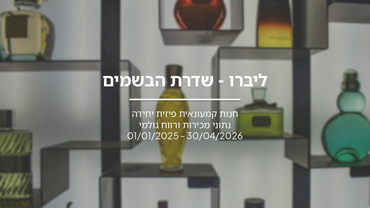 Slide 1 - ליברו - שדרת הבשמים