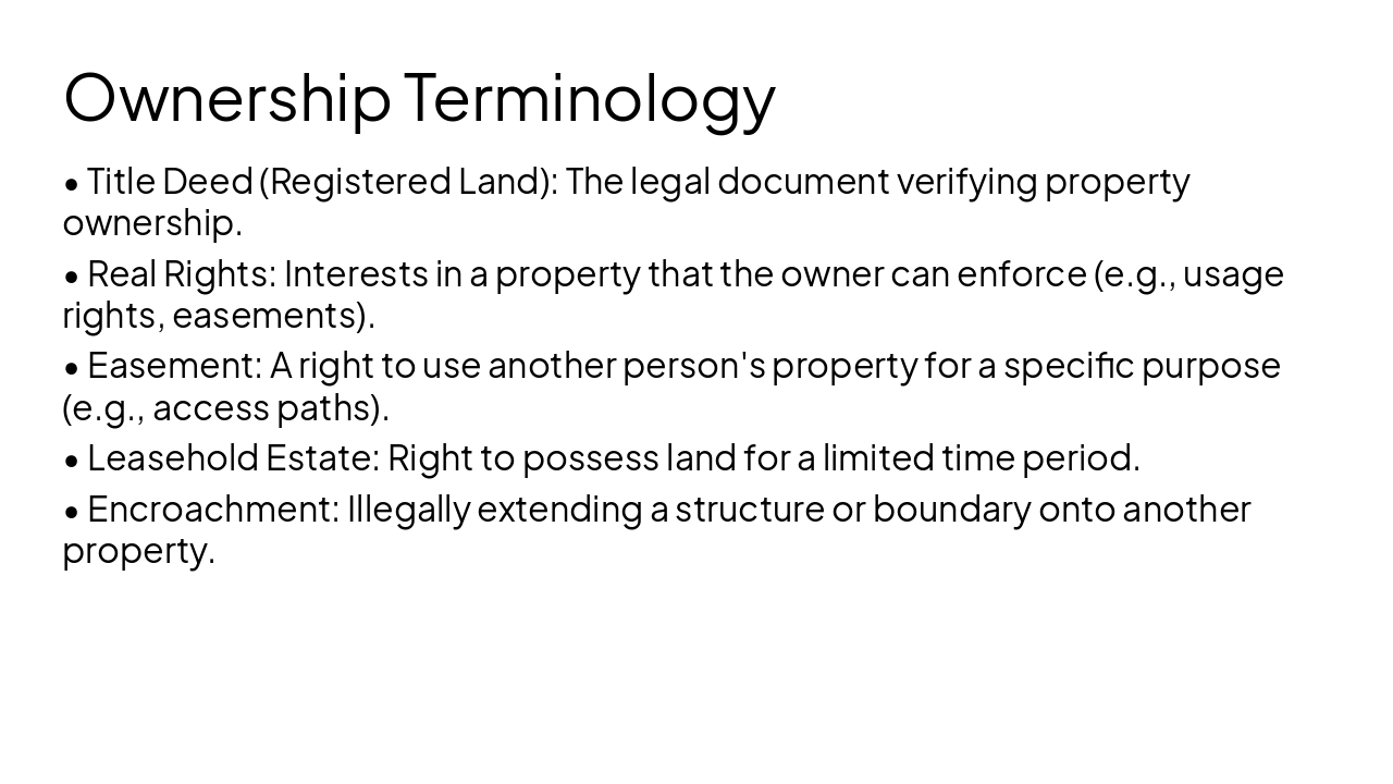 Slide 10 - Ownership Terminology