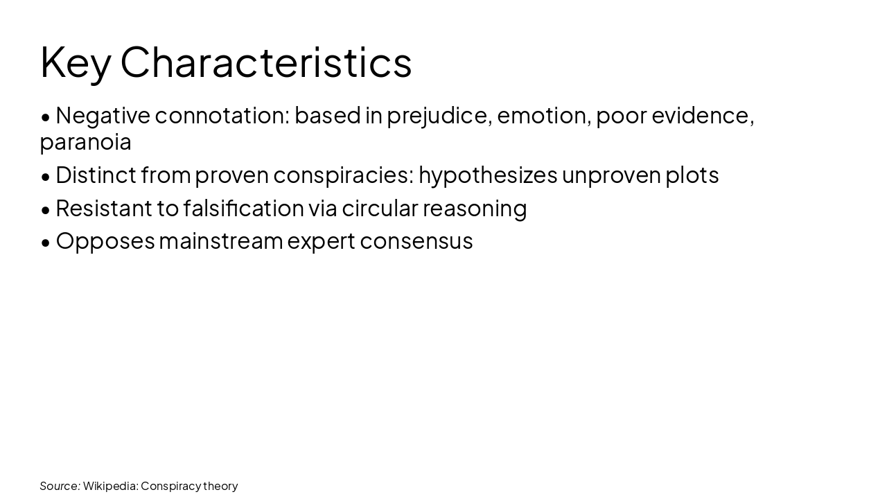 Slide 4 - Key Characteristics