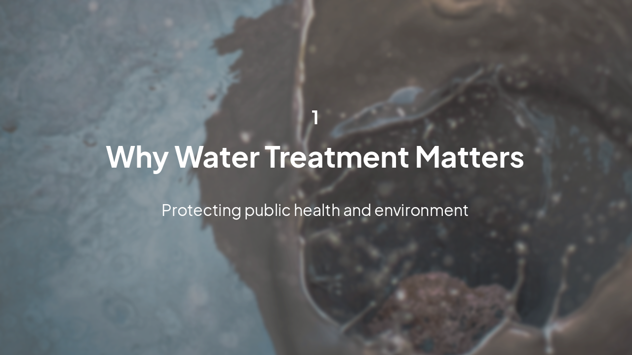 Slide 3 - Why Water Treatment Matters