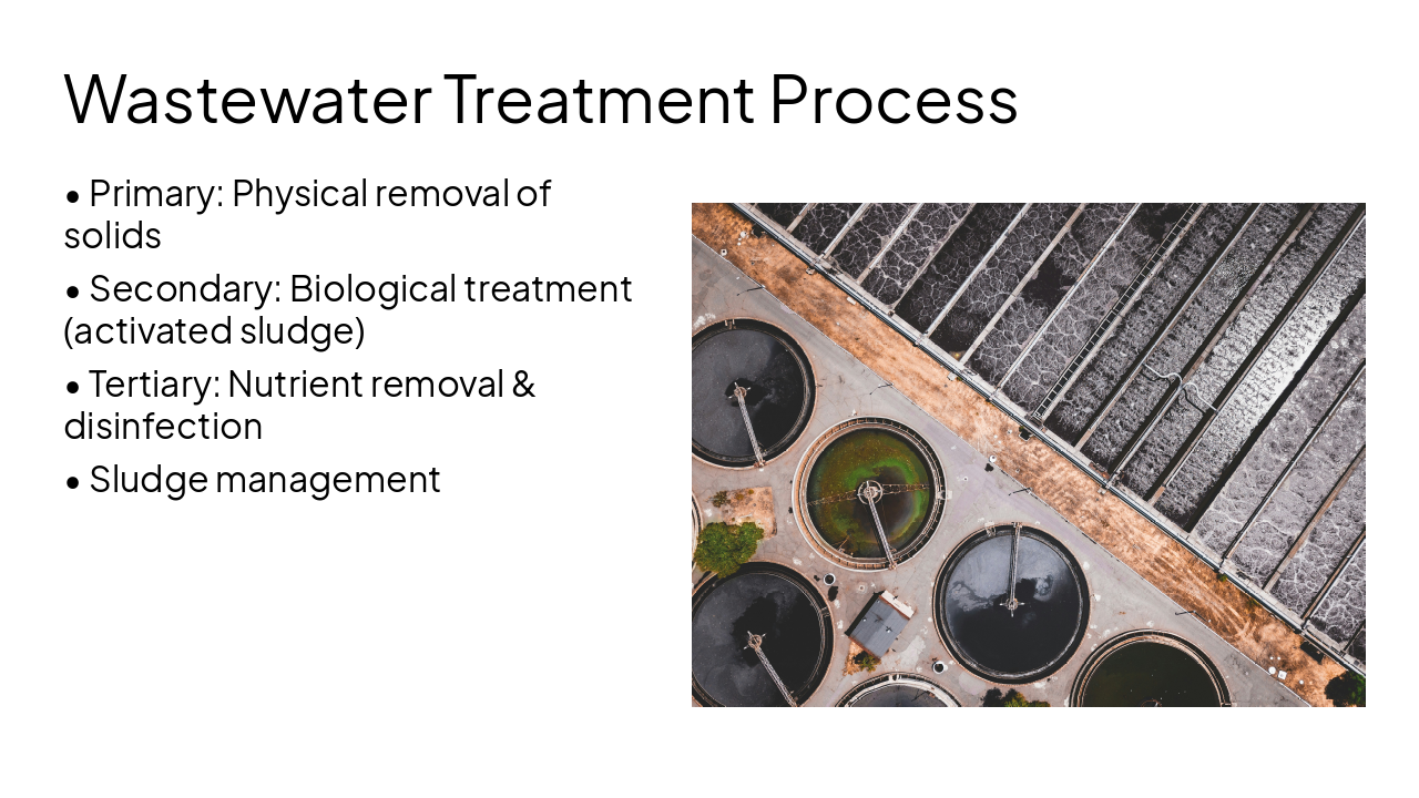 Slide 9 - Wastewater Treatment Process