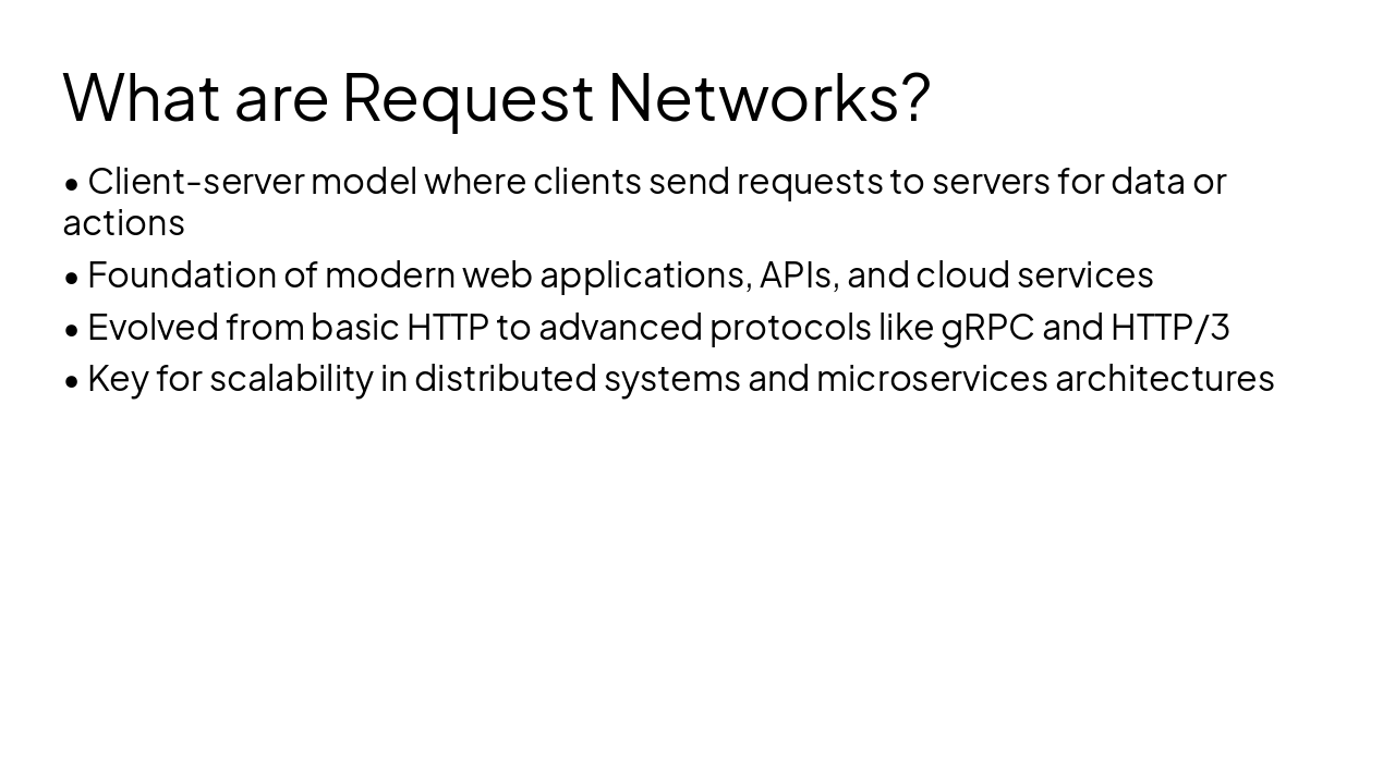 Slide 4 - What are Request Networks?