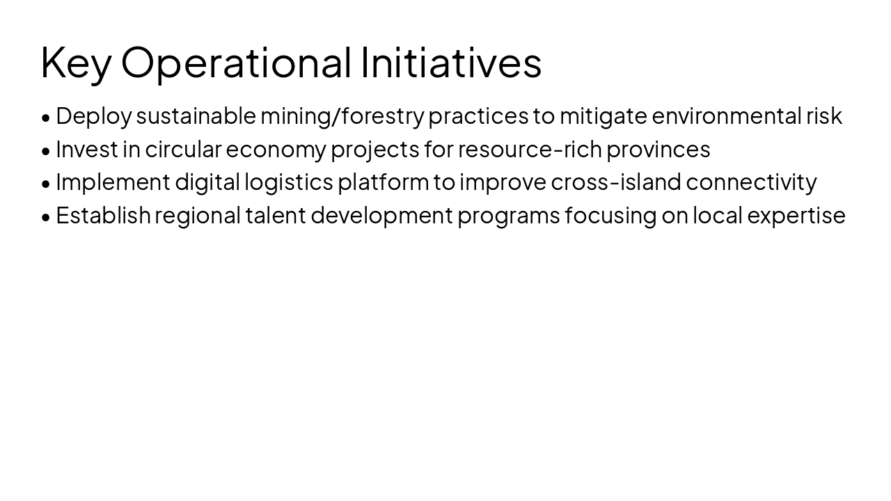 Slide 8 - Key Operational Initiatives