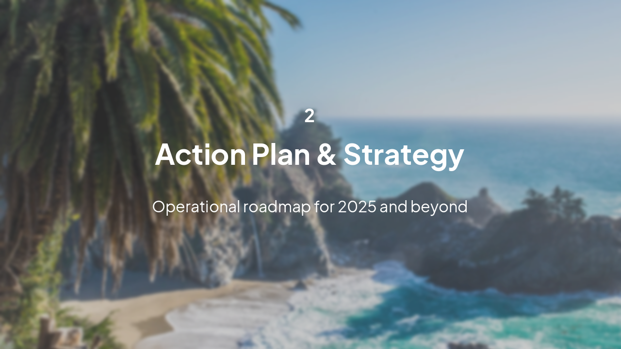 Slide 6 - Action Plan & Strategy