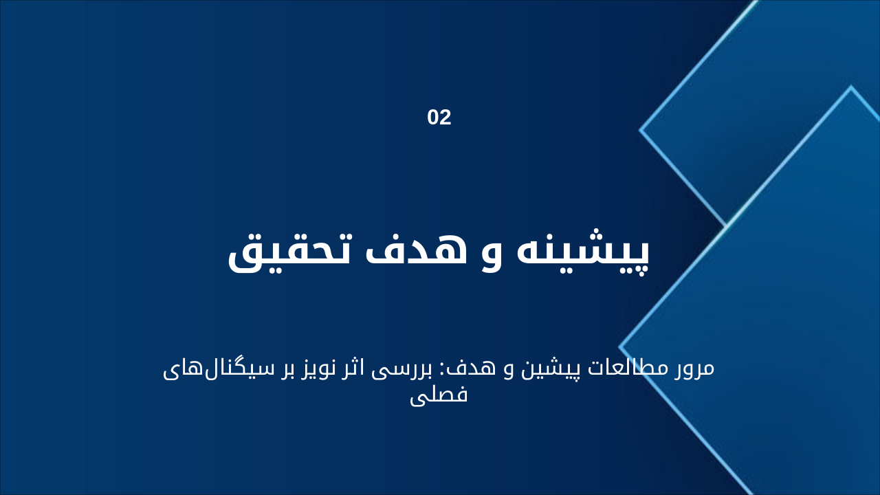 Slide 5 - پیشینه و هدف تحقیق