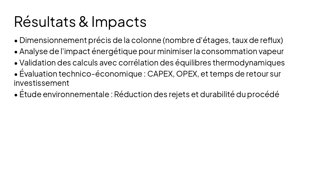 Slide 8 - Résultats & Impacts