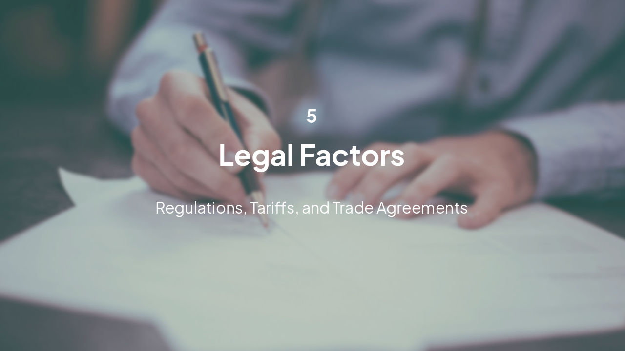 Slide 12 - Legal Factors