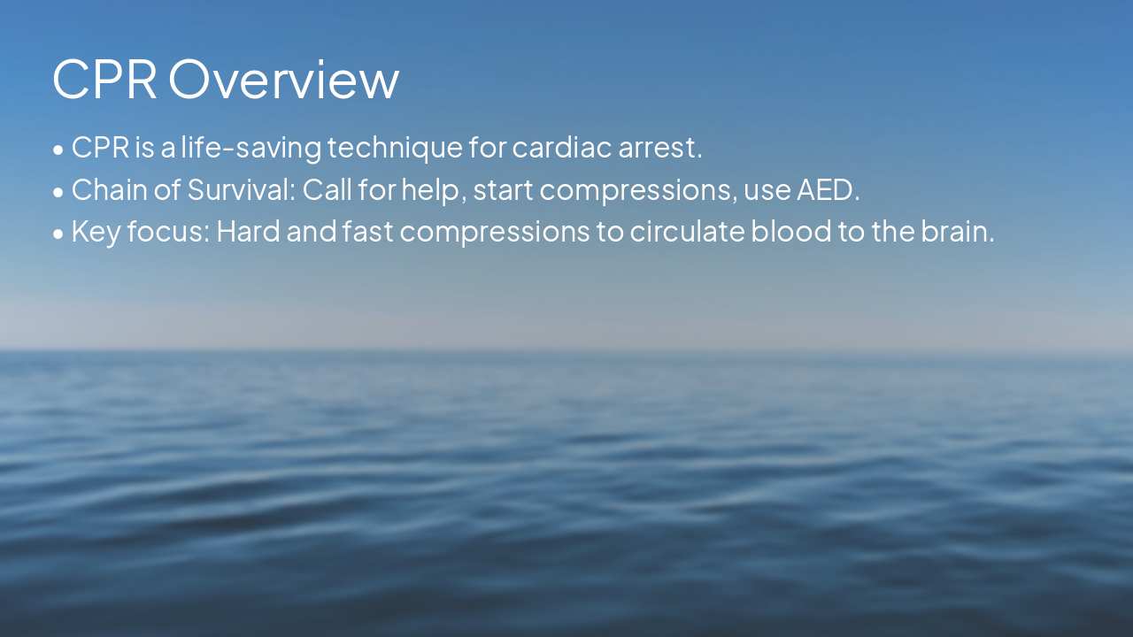 Slide 16 - CPR Overview