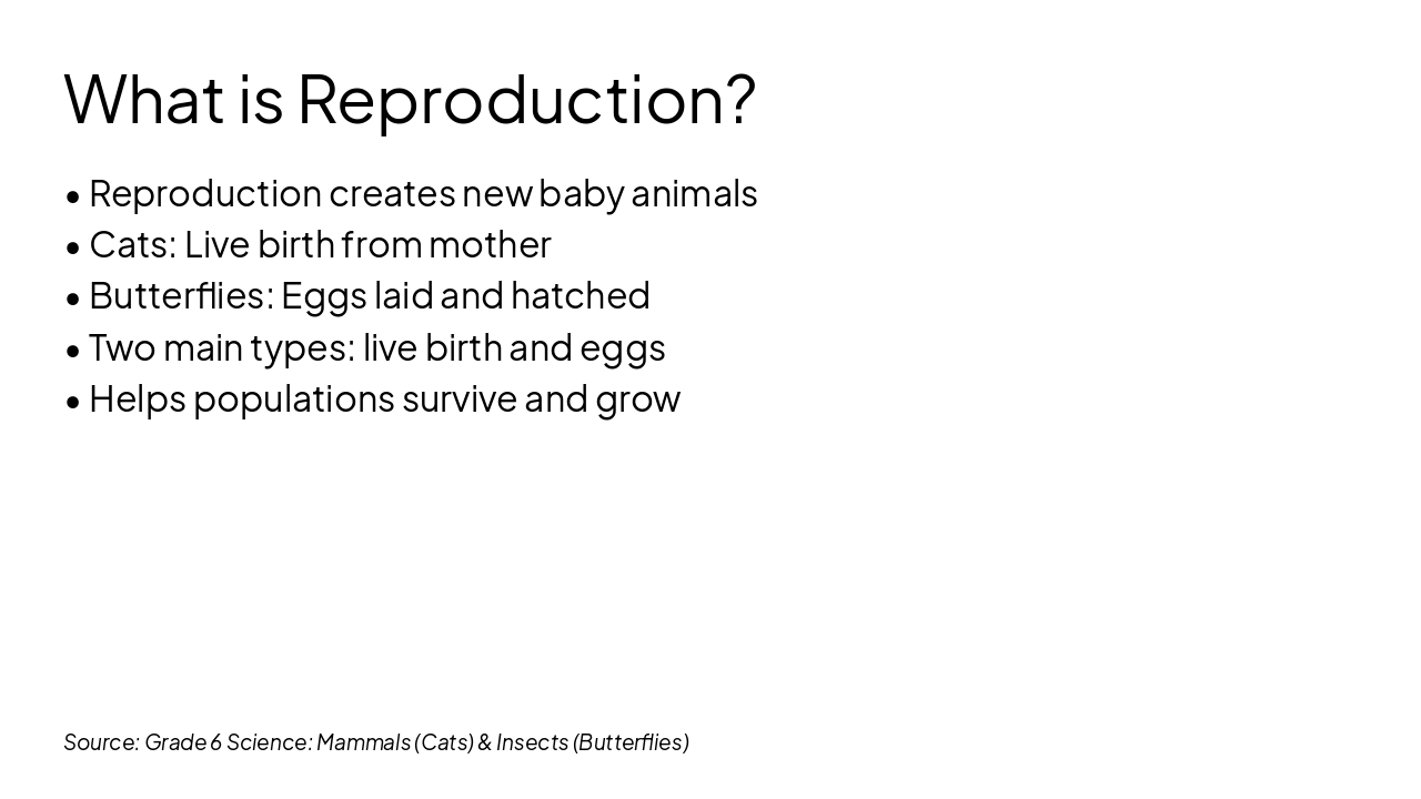 Slide 3 - What is Reproduction?