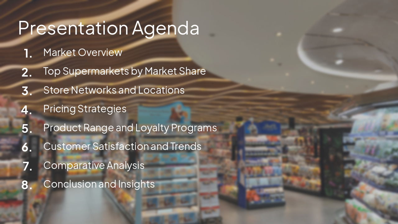 Slide 2 - Presentation Agenda