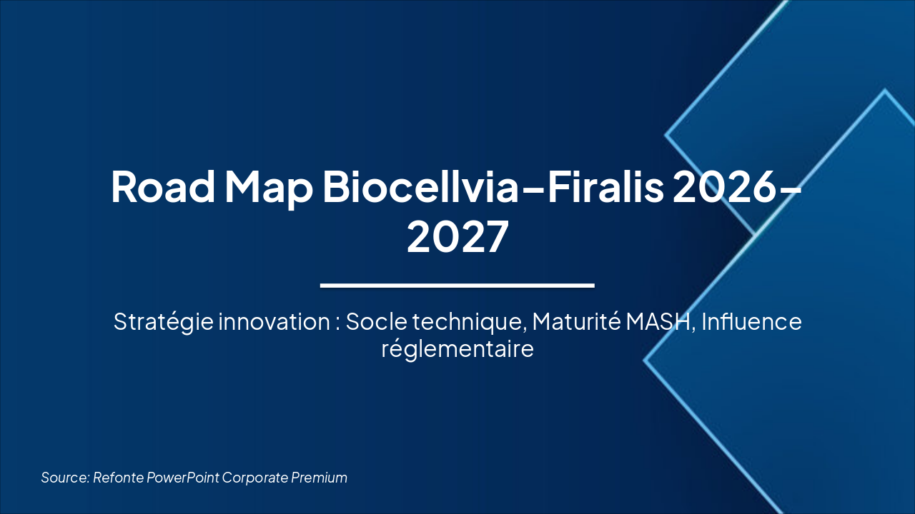 Biocellvia-Firalis Roadmap 2026-2027