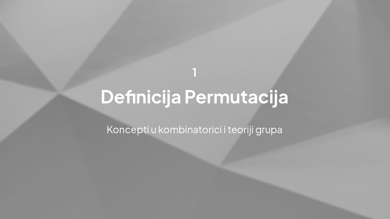 Slide 3 - Definicija Permutacija
