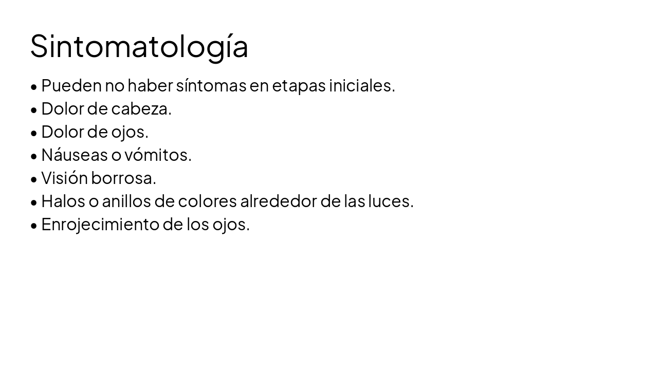 Slide 3 - Sintomatología