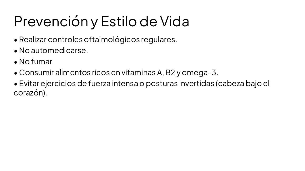 Slide 7 - Prevención y Estilo de Vida