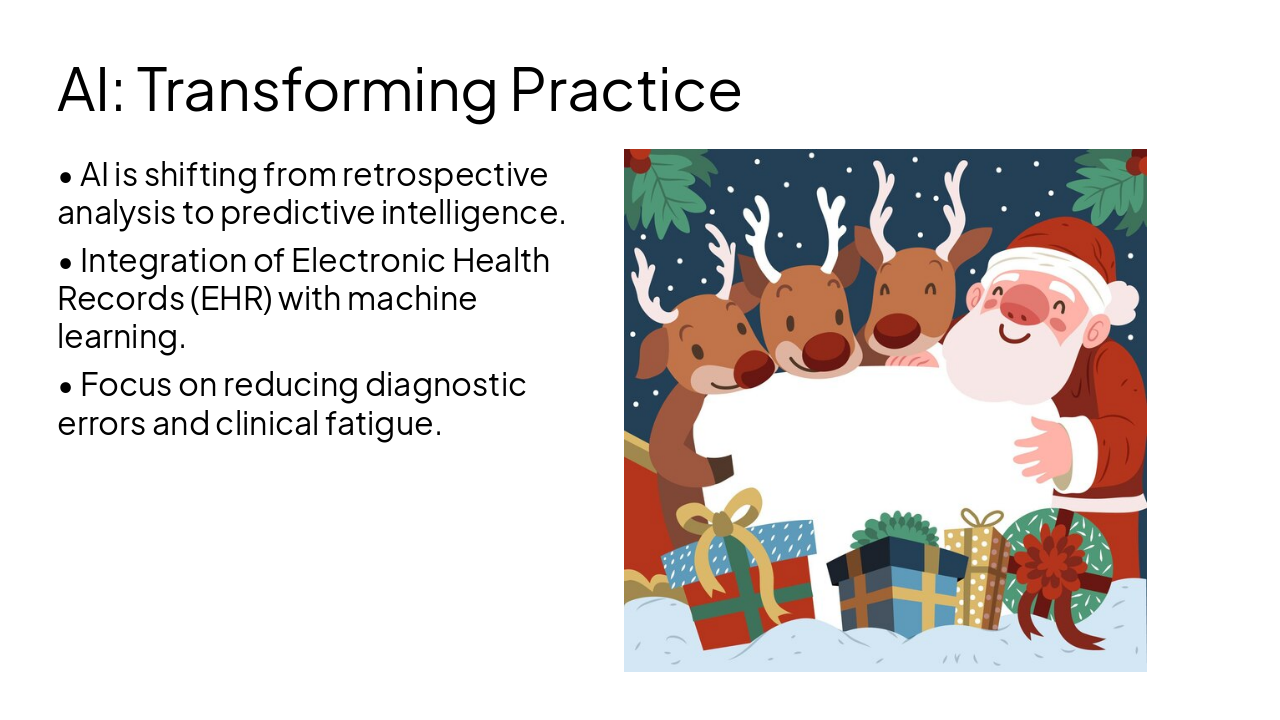 Slide 5 - AI: Transforming Practice