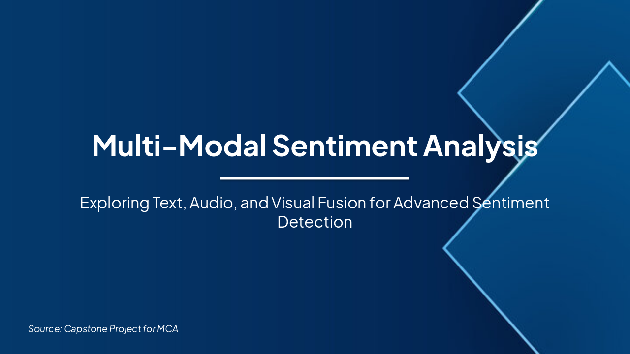 Beautified Multi-Modal Sentiment Analysis PPT