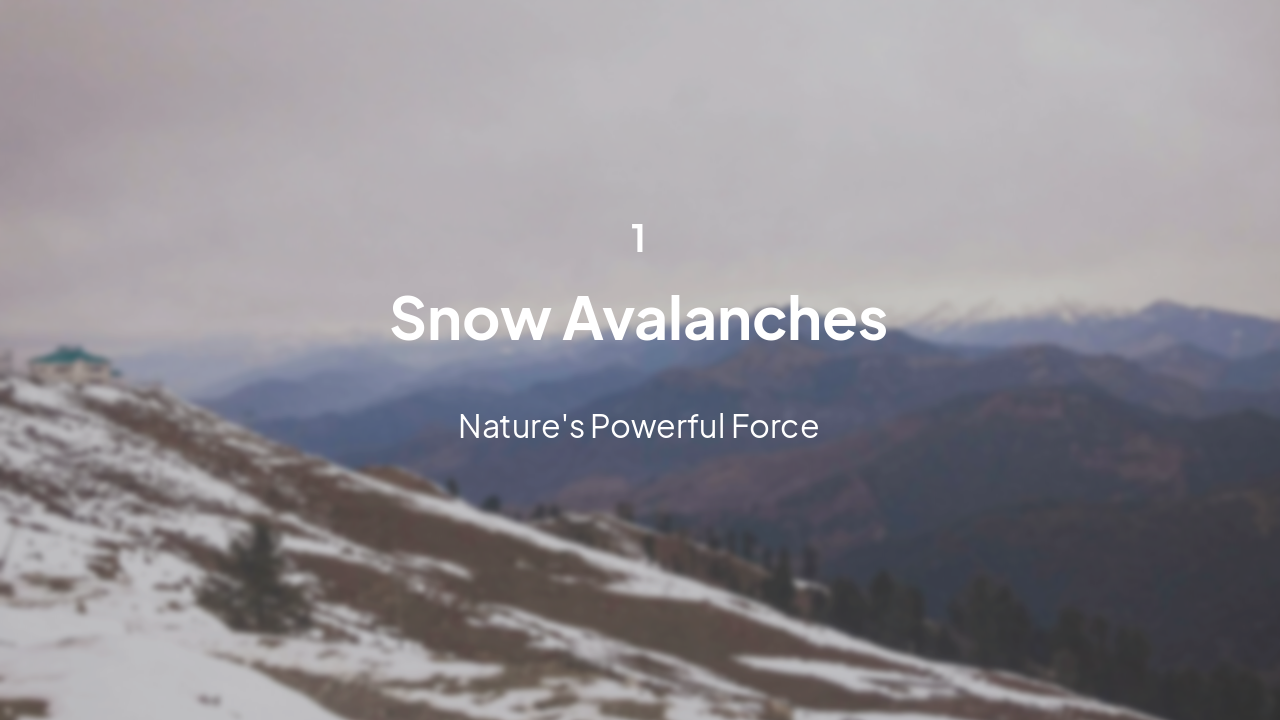 Slide 3 - Understanding Avalanches