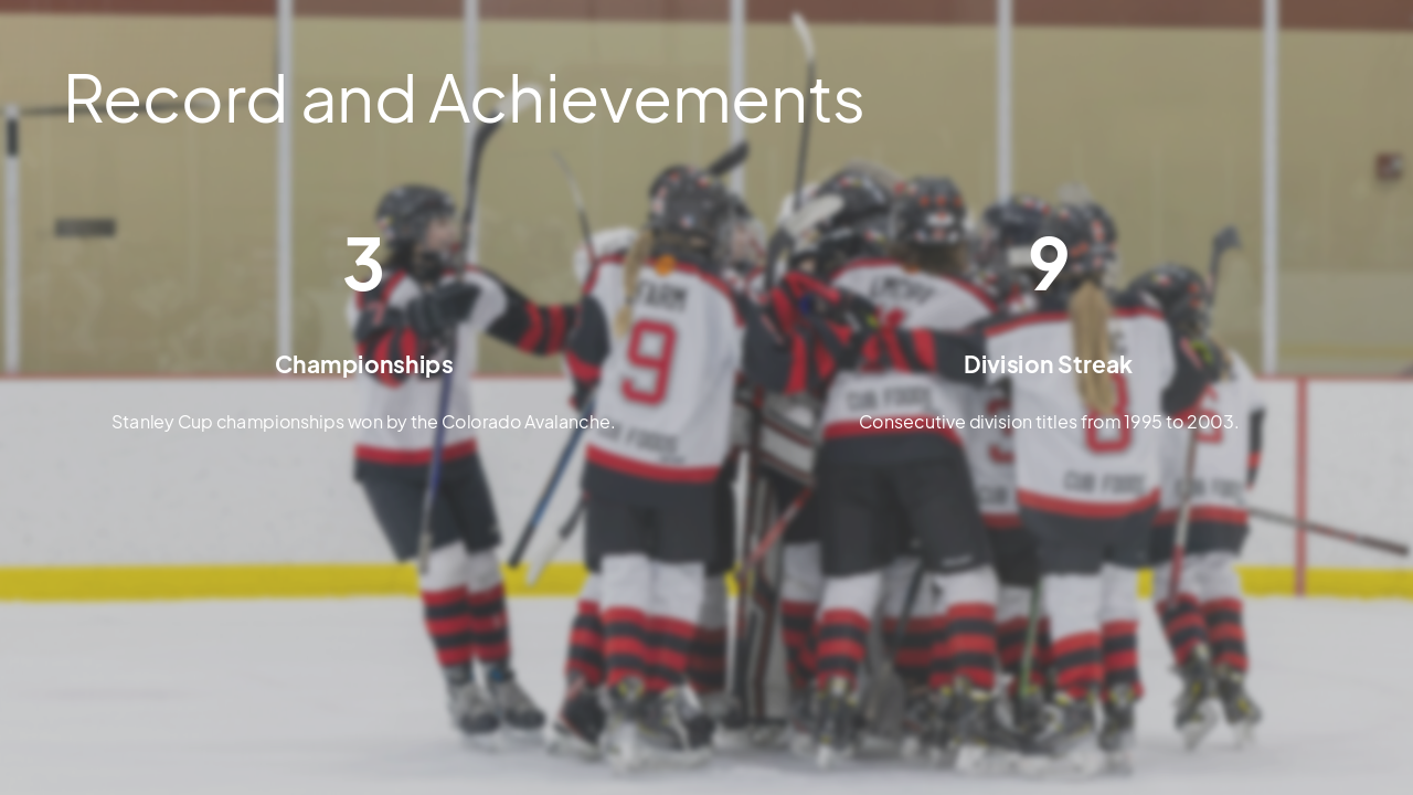 Slide 6 - Record and Achievements