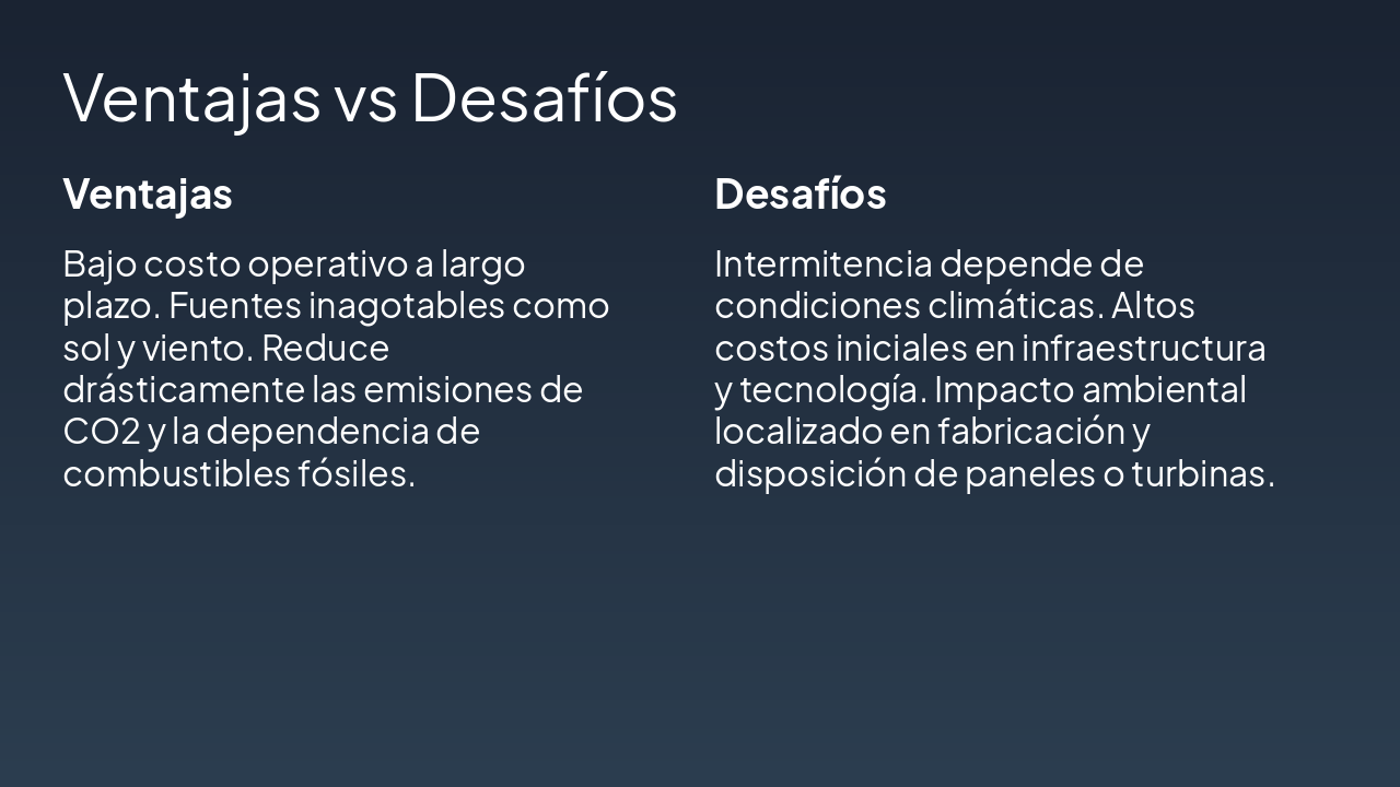 Slide 4 - Ventajas vs Desafíos