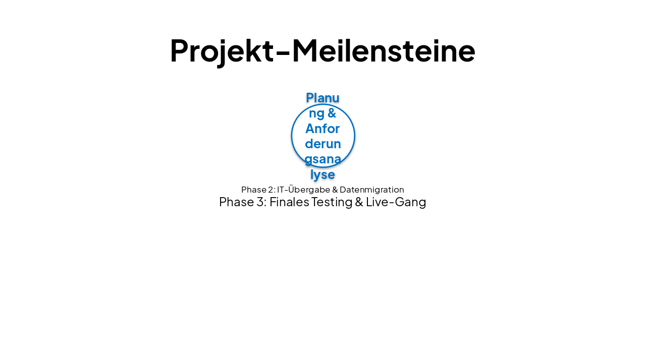 Slide 6 - Projekt-Meilensteine