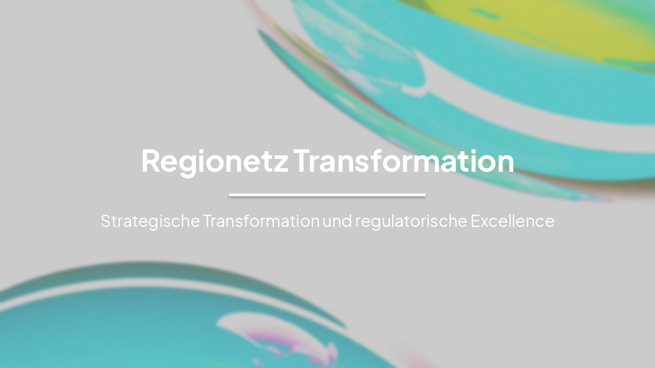 Slide 1 - Regionetz Transformation