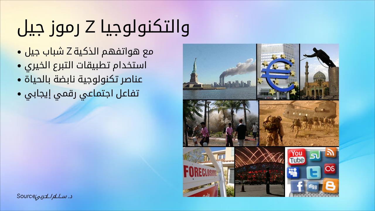 Slide 4 - رموز جيل Z والتكنولوجيا