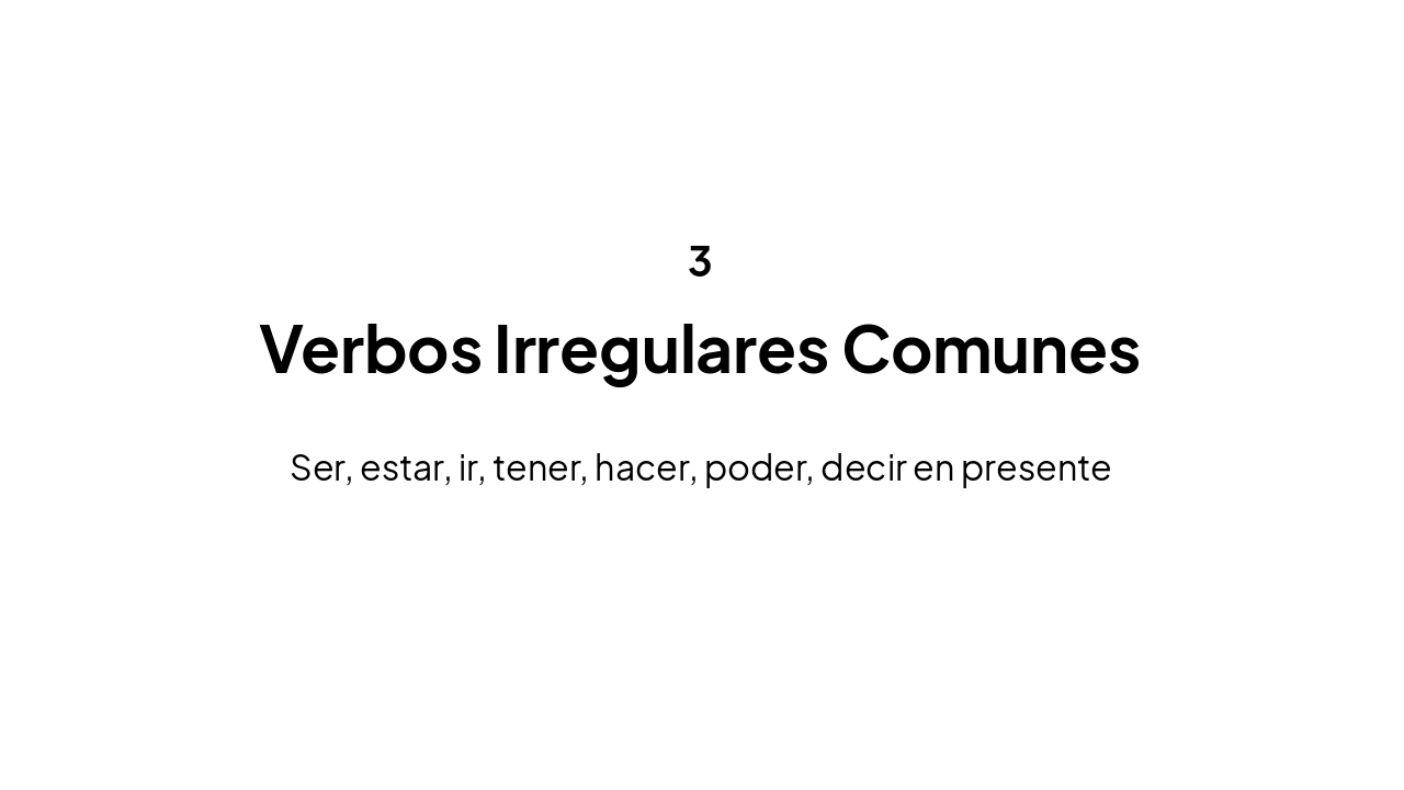 Slide 11 - Verbos Irregulares