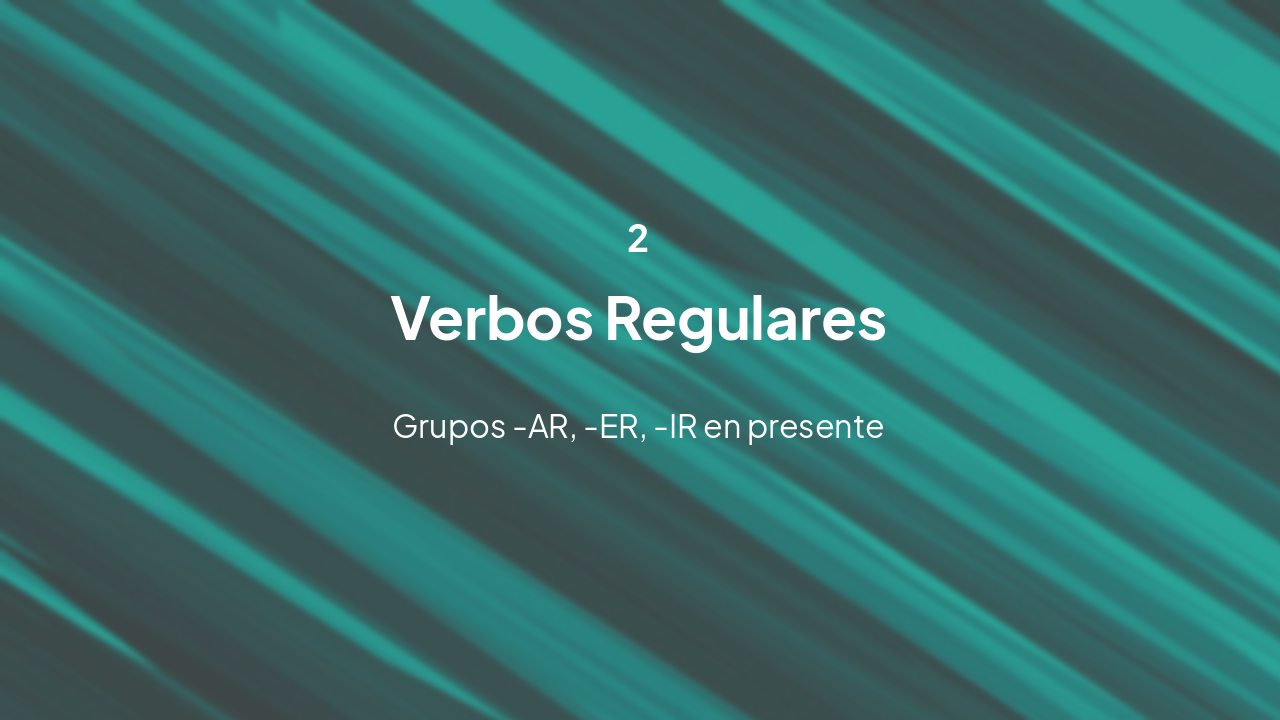 Slide 6 - Verbos Regulares