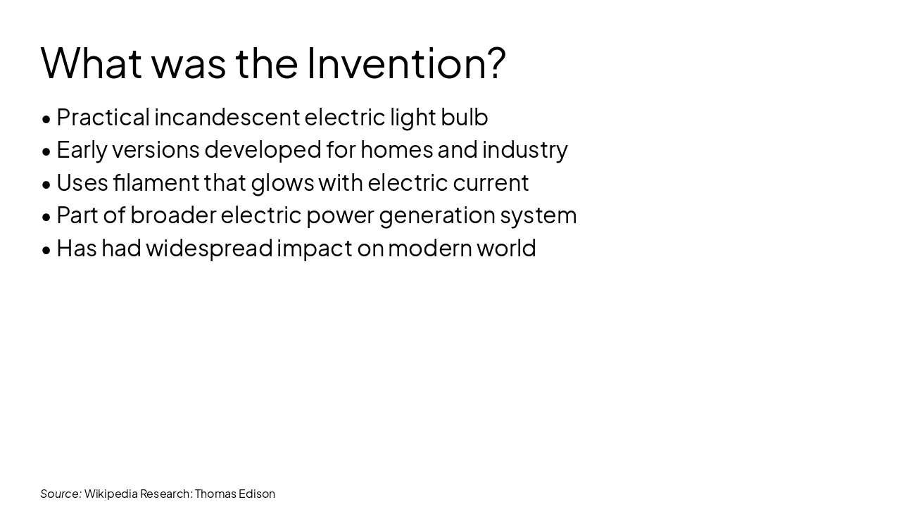Slide 4 - What was the Invention?
