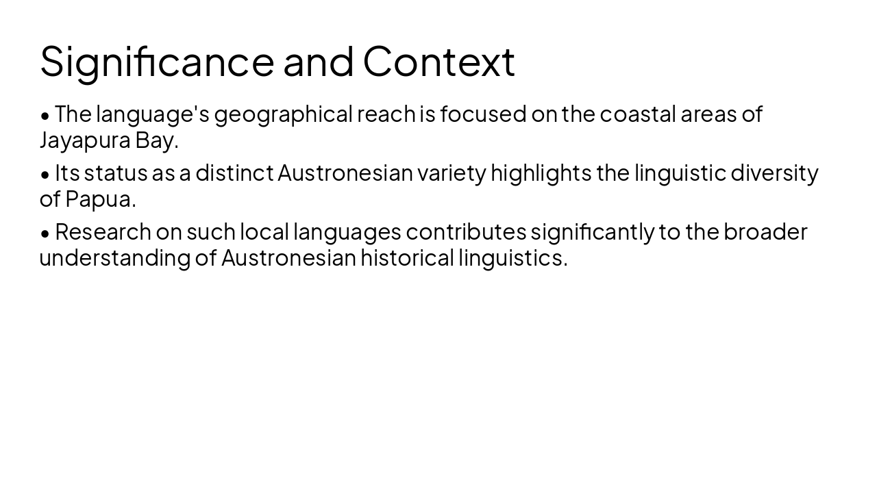 Slide 3 - Significance and Context