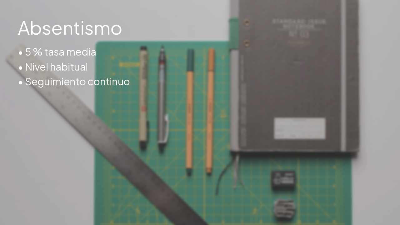 Slide 7 - Absentismo