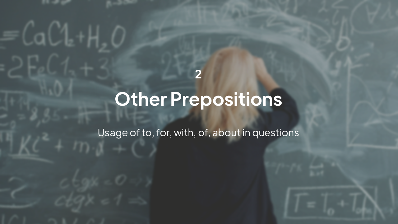 Slide 6 - Other Prepositions