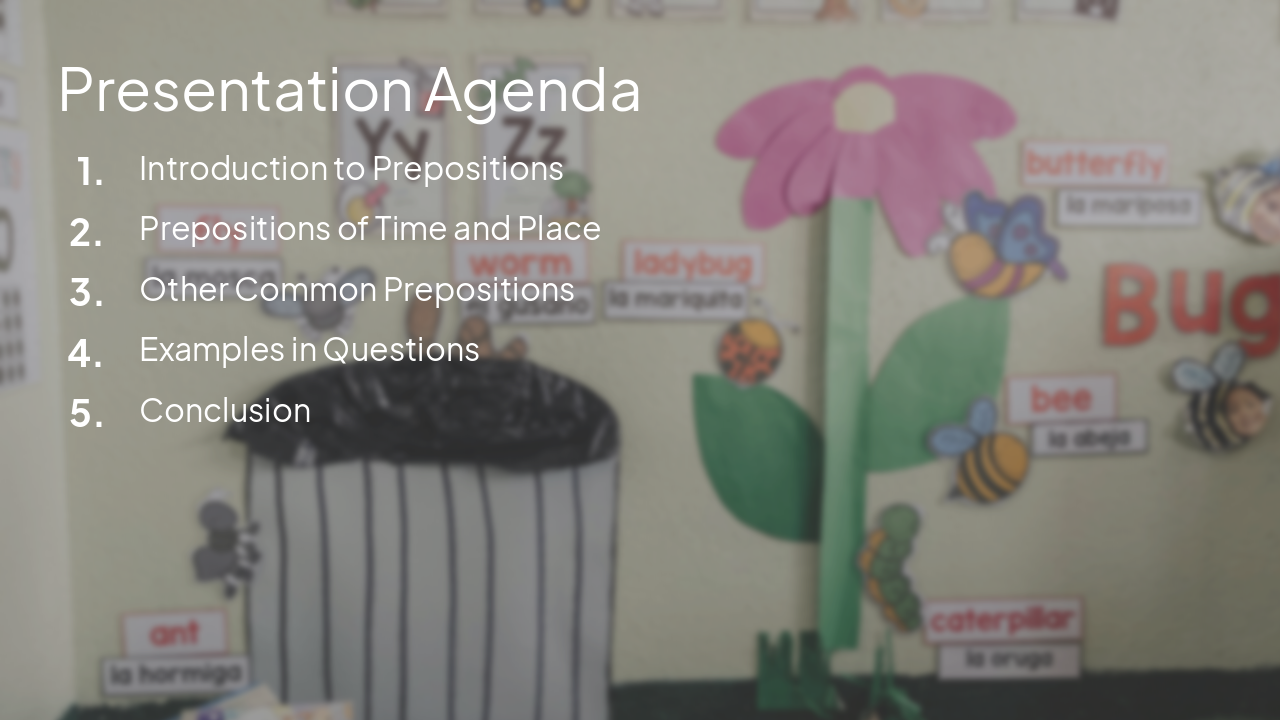 Slide 2 - Presentation Agenda