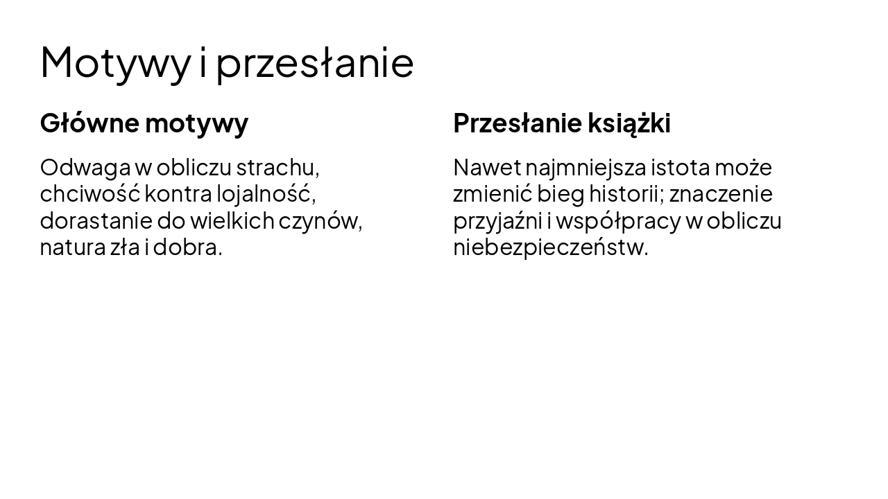 Slide 7 - Motywy i przesłanie