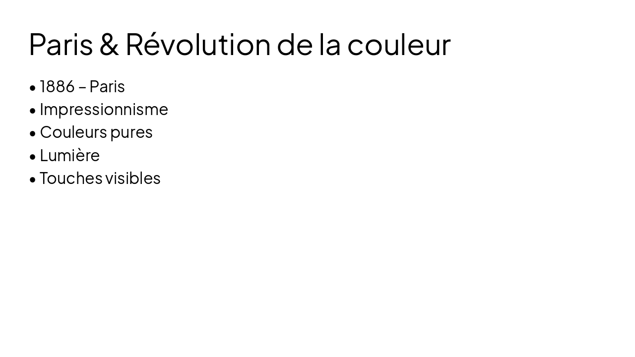 Slide 5 - Paris & Révolution de la couleur