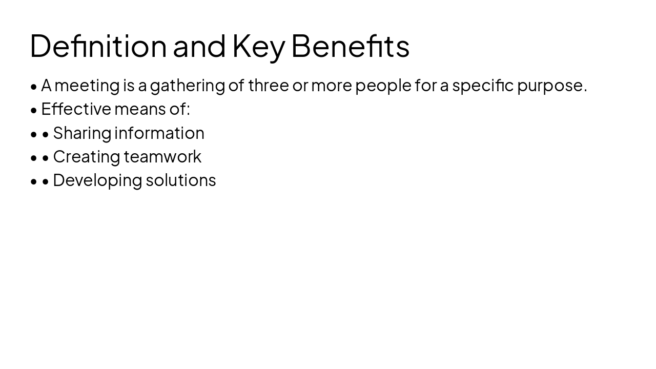 Slide 4 - Definition and Key Benefits
