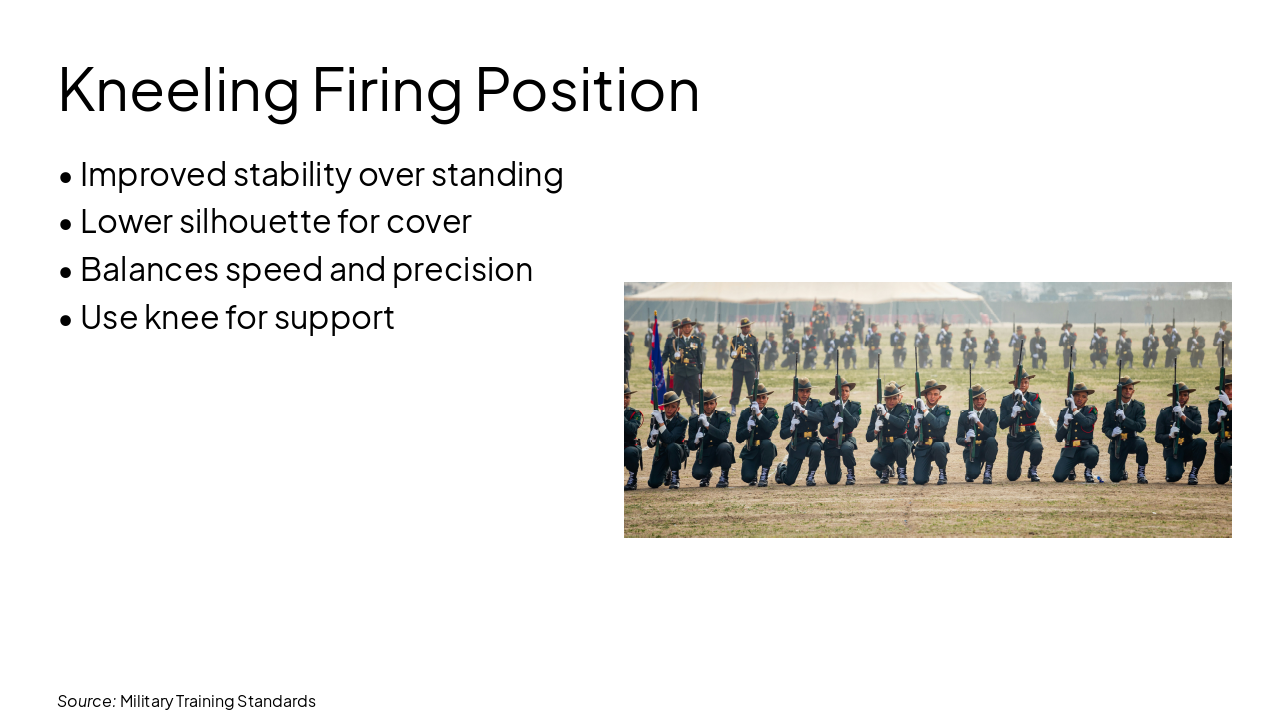 Slide 7 - Kneeling Firing Position