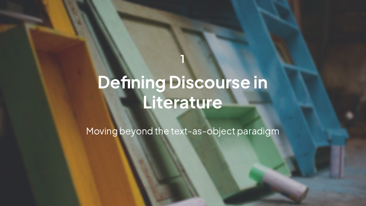 Slide 3 - Defining Discourse