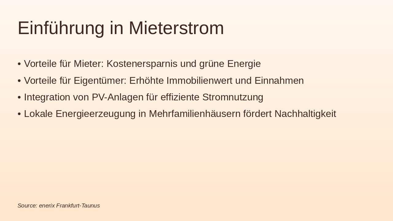 Slide 4 - Einführung in Mieterstrom